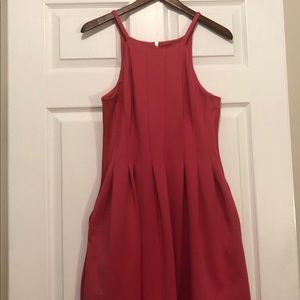 Calvin Klein fuschia  a-line dress